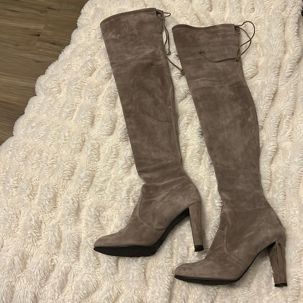 Stuart Weitzman Highland Boots In Topo - image 1